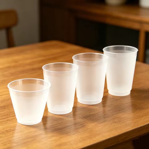 9oz Custom Logo U Shape Plastic Cup for Wedding 12oz 16oz 24oz Frosted Clear Disposable Smoothie PP Hard Cup Bubble Milk Tea Cup