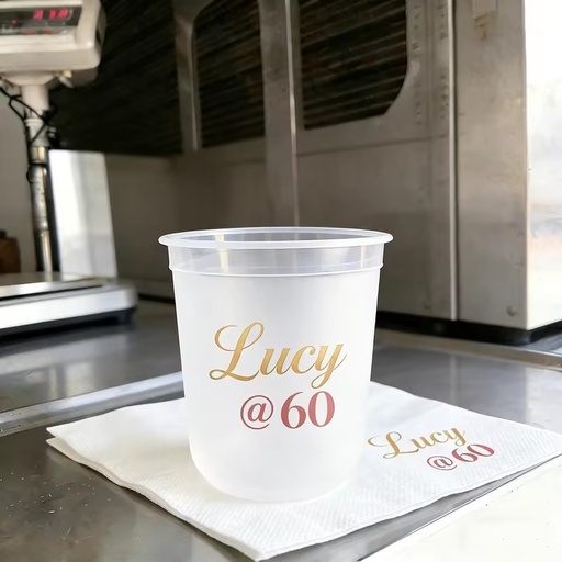 350ml U Shape Frosted Factory Price Customized Printing Coffee Plastic Cup Clear Transparent Plastic Cups with Dome Lids Wedding