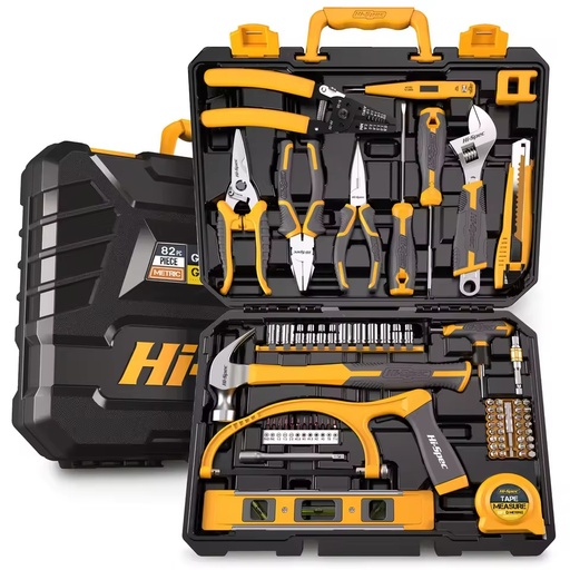 82pc Home & Garage Repair Hand Tools Set General Household Office & Workshop Hard Case OEM ODM Supported