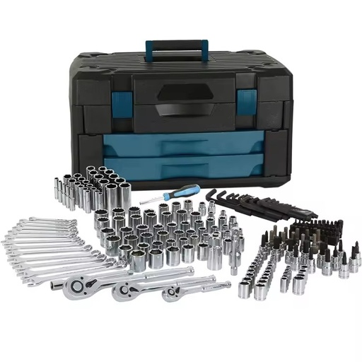 180 Pc Professional Tool Set Tool Storage Case Storage Repair Hand Tool Set Kit Box Toolbox Combo Storage Case
