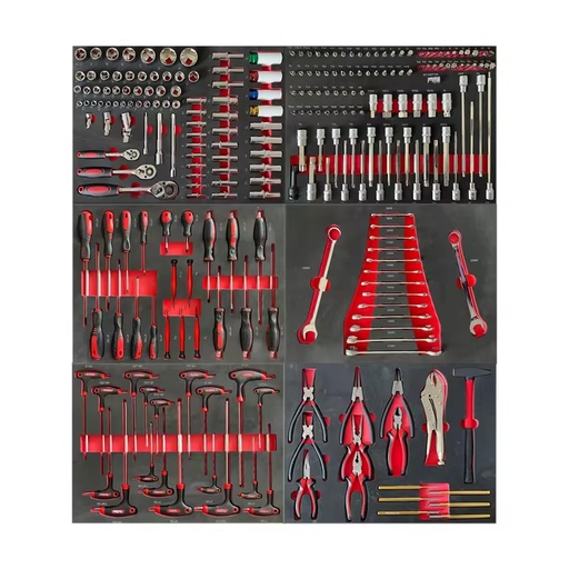 258 Pcs Professional Chrome Vanadium Mechanical Tool Set Box for Auto Repair Herramientas Sockets Pliers Ratchet Screwdriver