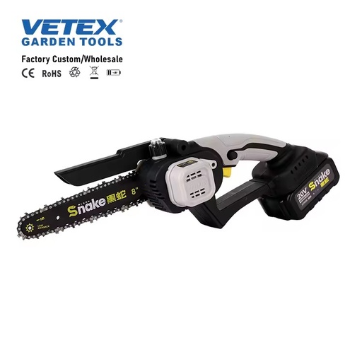 Wholesale 21V Cordless Electric Chainsaw Brushless Motor Rechargeable Battery Powered Tree Cutter for Garden Wood Pruning