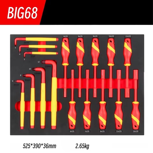 AOT VDE 1000V CR-V Insulated Tool Set IEC60900 Certified Hand Operated Electrician Kit Screwdrivers Pliers Wrenches OEM
