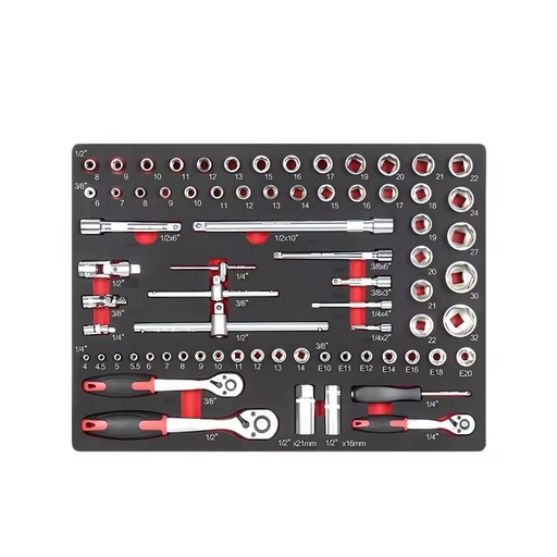 Customizable CR-V Steel Combination Tool Set Ratchet Wrenches Screwdrivers Bits OEM Support with Box Packaging for Repair Work
