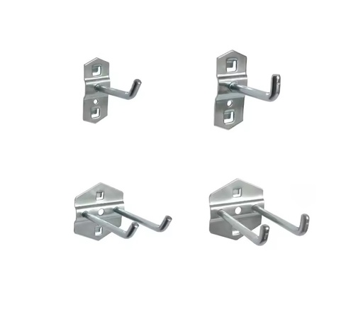 25mm Heavy Duty Wall Mounted Pegboard Organizer with Hooks Customizable OEM Tool Storage Solution for Heavy Industries