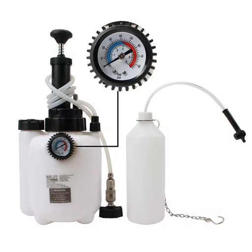 YIZHE Hand Pressure Manual Brake Bleeder Brake Fluid Extractor Auto Repair Tool Kit YZ-9024