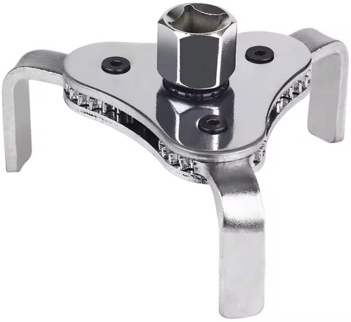 Adjustable 3 Jaw Universal Oil Filter Wrench Tool Steel Remover for Motorcycles Cars Trucks