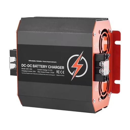 12V 30A DC To DC Battery Charger 375W For Lead Acid And Lithium AGM Gel Cars Model D0100XU4FGY