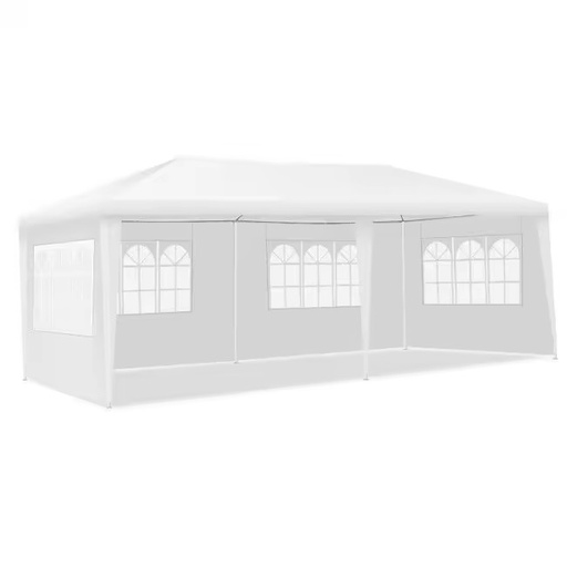 D0100HEWGCU Summer Outdoor Wedding Party Canopy Tent 10x20 Feet Quick-Opening Removable Walls Aluminum Alloy Frame Polyester