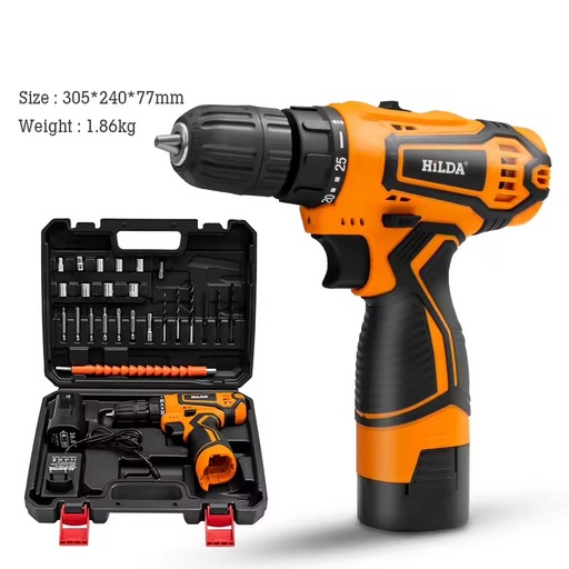 New KHC Portable Li-ion Cordless Battery Impact Drill Set OEM 16.8V 25Nm Torque Variable Speed Keyless 1/2 Chuck Rechargeable