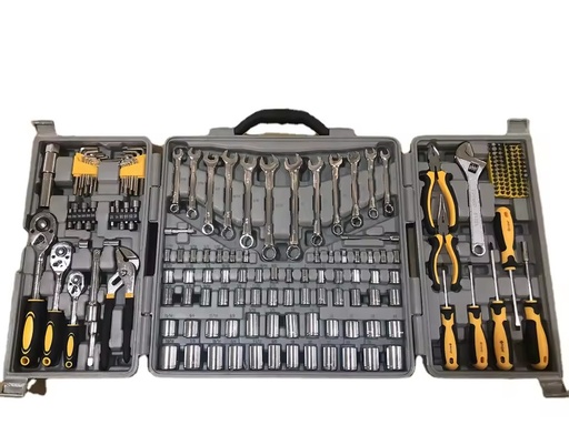 205pcs Hand Tool Set Box Completed Household Tool Kit Car Mechanics Tools
