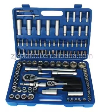 108PCS 1/2" 1/4" FORCE MULTIFUNCTIONAL MECHANICAL SOCKET SET HAND TOOL SET
