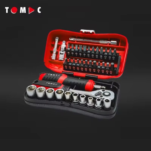 39pcs Screwdriver and Bits Socket Universal Tool Ratchet Socket Professional Repair Hand Tools Set Box