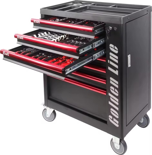 High Quality Steel Roller Trolley Tool Box Iron Material Tool Cabinet