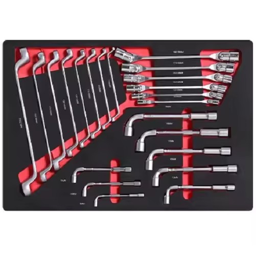 22pcs Hand Tool EVA Foam Set 525*390*36mm CR-V Socket Wrench