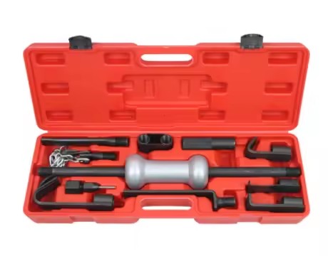 High Quality 10 Lbs Heavy Duty Auto 10pcs Car Body Dent Repair Steel Slide Hammer Bearing Puller Tools Kit