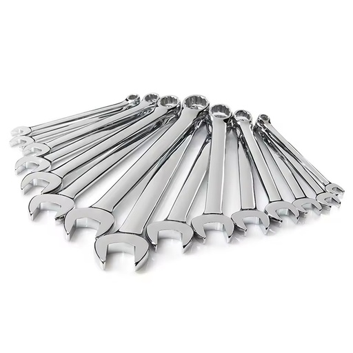 6-32mm Open End Combination Wrench Universal Large/Small Metric Ring Socket Spanner DIY OEM 45# Steel Double End Household Car
