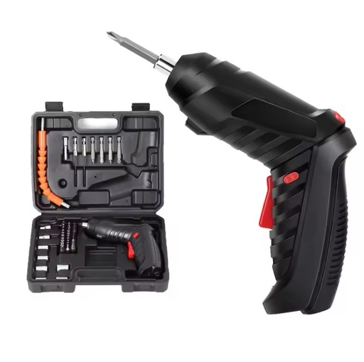 Classic 3.6V Small Screwdriver 47pcs Set Household Tools Cordless Drill USB Mini Multi-function Battery-Powered OEM Battery