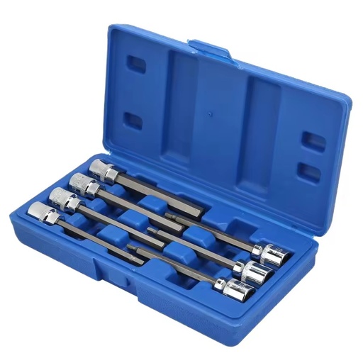 RF100162 7Pcs 1/8-3/8in Hex Extend Long Bit Pipe Wrench OEM Chrome Vanadium Steel 3-Year Warranty