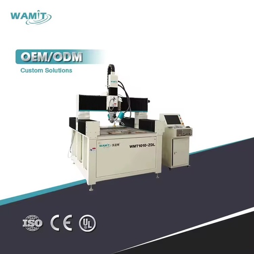 5-Axis CNC Glass Waterjet Cutting Machine 1000*1000mm Abrasive Water Jet Cutter for Tile Mosaic CNC Waterjet Cutter