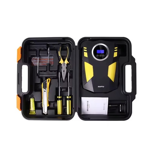 Mini Tire Inflator Automatic Portable Smart Dc 12v Digital Air Compressor Tire Inflator With Pressure Gauge