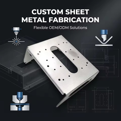 Small MOQ Precision Steel Sheet Metal Processing Bending and Stamping Parts Mechanical Fabrication