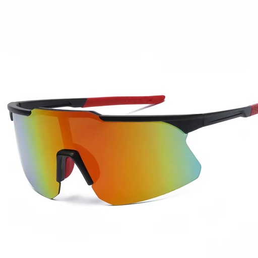 2025 Custom ANSI Z87 Men's Road Bike Sunglasses Goggles New Sport Oversized Eye Protection Laser Enhanced for Cricket Running