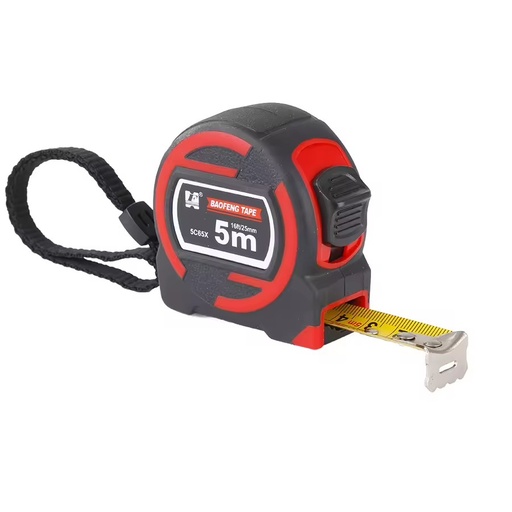 High Precision Self Lock Dual Color ABS Case Matte Wear Resistant Metric Imperial Stainless Steel Professional Tape Measure
