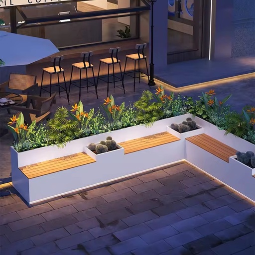 Metal Planter Box, Flower Pot, Garden Planter, Raised Garden Bed, Metal Flower Box, Plantingcontainer, Outdoor Planter