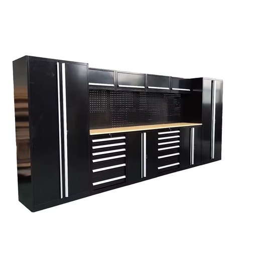 Arlott OEM Garage Workshop Tool Cabinet Modular Design Cold Rolled Steel Construction Locking Rod 2m Height 300kg Load Capacity
