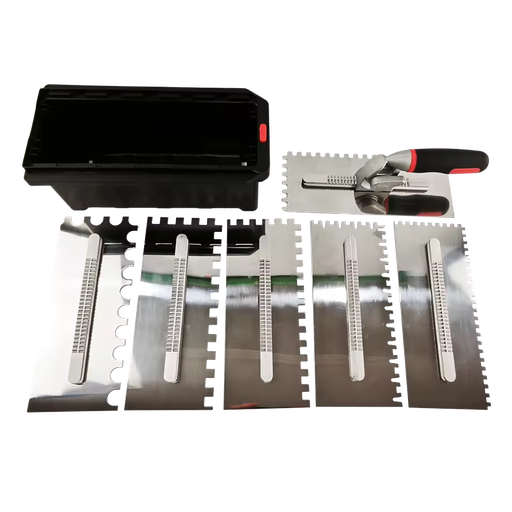 Tool BLF-OT004 Plaster Switchblade Trowel Set Stainless Steel Tile & Flooring Trowel, Adjustable & Comfort Grip Handle