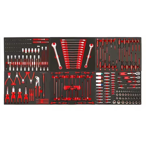 258 Pcs CRV Car Tools Cabinet Mechanic Herramientas Car Tool Set with Tool Box