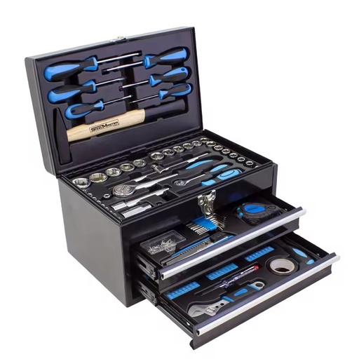 Heavy Duty 117pc Mechanics Tool Kit, Complete Socket Set with Wrenches and Pliers for Industrial Workshop Tools, OEM/ODM Ready