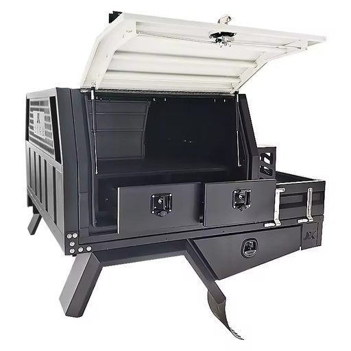 Off-road 4x4 Ute Tray Canopy with Drawer System Aluminum Lockable Storage for Australian Pickup