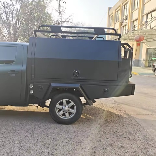 Custom Aluminum Alloy Ute Tray with Canopy and Tool Boxes (Canopy004) for Hilux Ranger D-MAX Custom Capacity