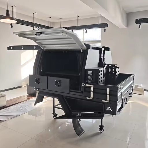 Powder Coated Black Aluminium Ute Canopy Custommade Version