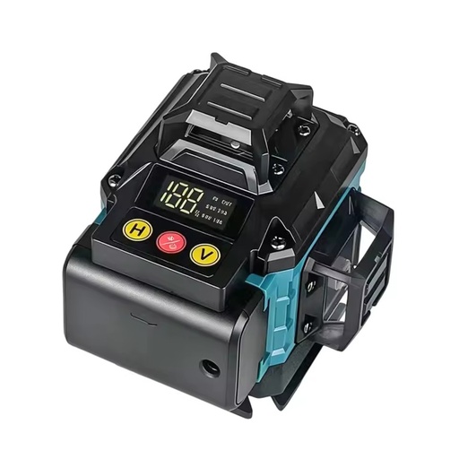 Laser Level 635Nm Red Laser Industrial Grade Automatic Self-Leveling With Digital Display And Battery Power