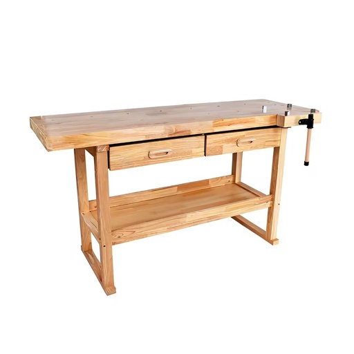 Woodworking Bench Heavy Duty Wooden Workbench With Drawers And Shelf For Carpentry And Metalworking