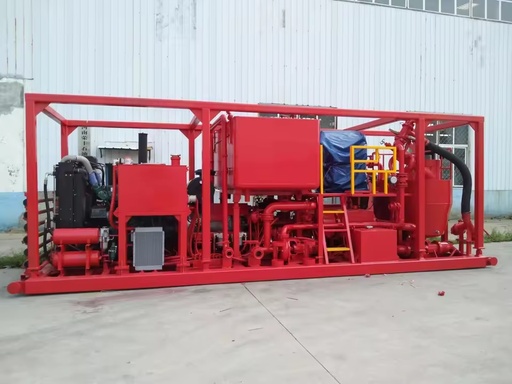 Heavy Duty Oilfield Cementing Skid Unit for Well Drilling Service High Pressure Cementing Skid Mounted Pump Unit for Oil and Gas