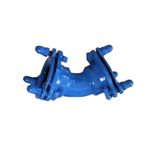 Factory Wholesale EN545 MJ K-Type Ductile Iron Pipe Fittings 90° Bend Reducing Tee Flange Branch Fitting