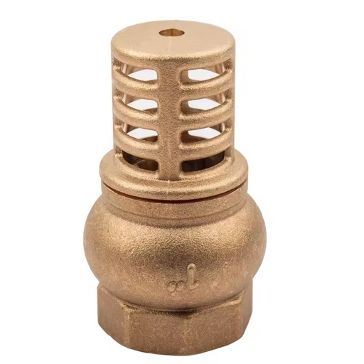 YOD Customized Copper Brake Back Flow Hydraulic Check Hose Pipe Fitting with Plumbing Connector Female Thread Brass Foot Valve