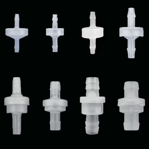 3mm One-Way Push Fit Straight Quick Connect Check Valve for RO Pure Water Reverse Osmosis System Made of Polypropylene