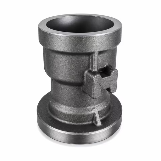 Custom GGG50 Ductile Iron Cylindrical Housing Casting Precision CNC Machined Spheroidal Graphite Iron Parts for Machinery