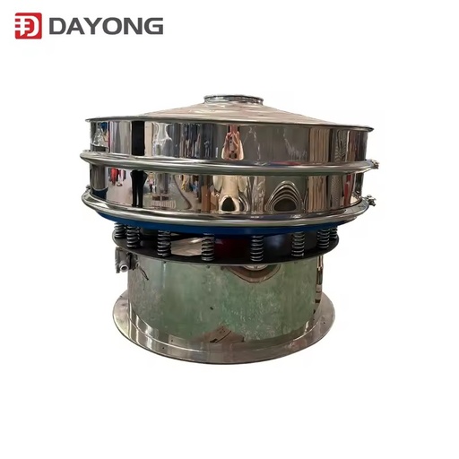 Circular Mineral Separator/Soil Sifter Machine with Motor Stainless Steel Gold Mining Equipment