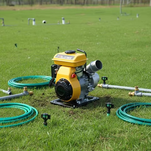 3HP Engine-Driven Pump Unit WP76 for Irrigation Water Transfer