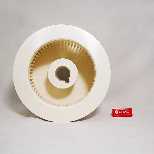 OEM Custom Zirconia Ceramic Classifying Machine Wheel Air Grading Impeller Component Fine Minerals Grinding Separator Welding