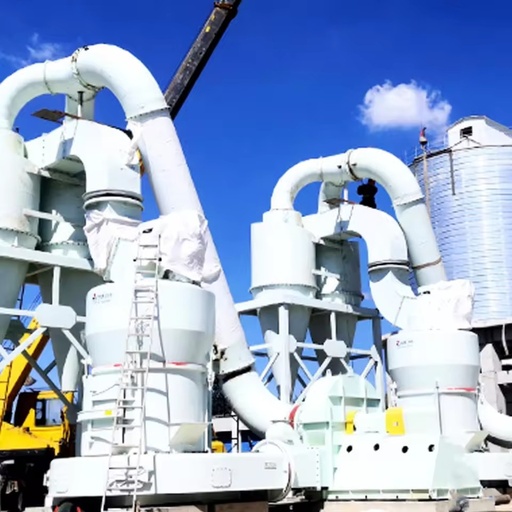 New Type Raymond Mill for Limestone, Gypsum and Coal Powder Grinding with Cage Type Powder Separator Frequency Motors Using