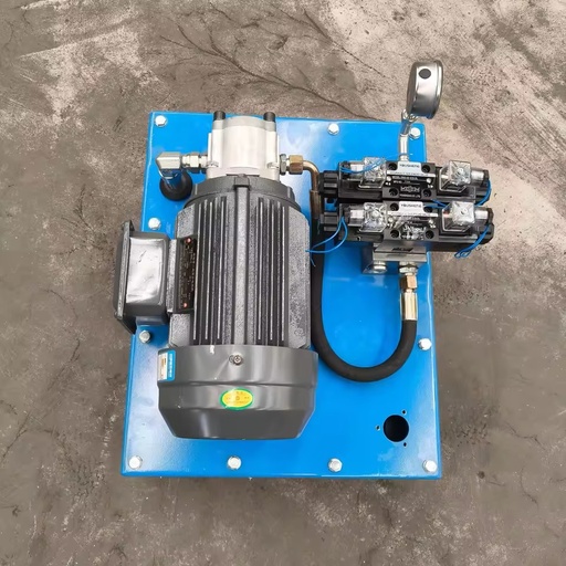 Hydraulic Pump Station 1.5KW Gear Pump 30L Oil Tank Stainless Steel Horizontal Power Unit For Industrial Use