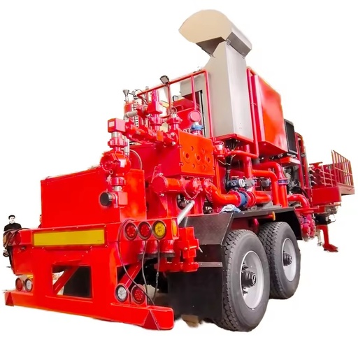 FRSTEC Model 600 600HP Trailer-mounted Oilfield Cementing Pump Cement Unit Gear Components Pressure Vessel 30 Sets/Year Capacity