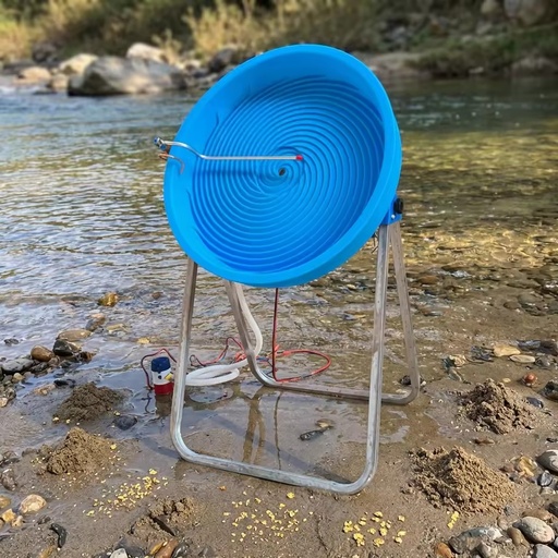 Automatic Turbo Gold Panning Machine Spiral Gold Prospecting Turbine Gold Separator